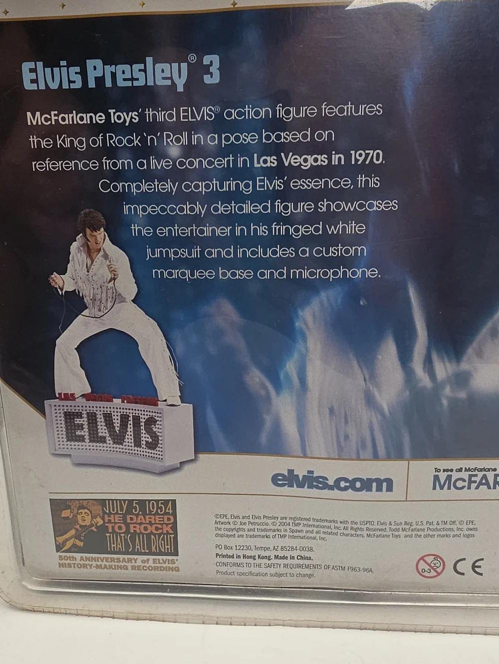 Elvis Las Vegas Action Figure White Jumpsuit Mcfalane Toys